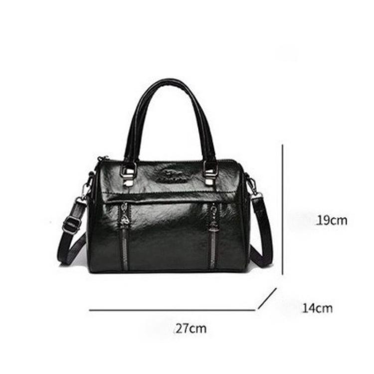 Multi-compartment Boston bag women's shoulder bag