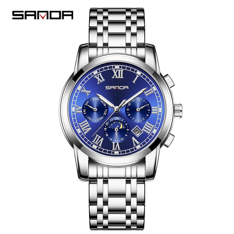 Sanda Men s High-End Waterproof Automatic Mechanical Business  Sports Wristwatches