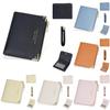 Simple Short Wallet For Women Pu Leather With Antitheft Zipper