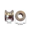 15mm Stainless Steel U-Groove Single Pulley Wheel with Hook