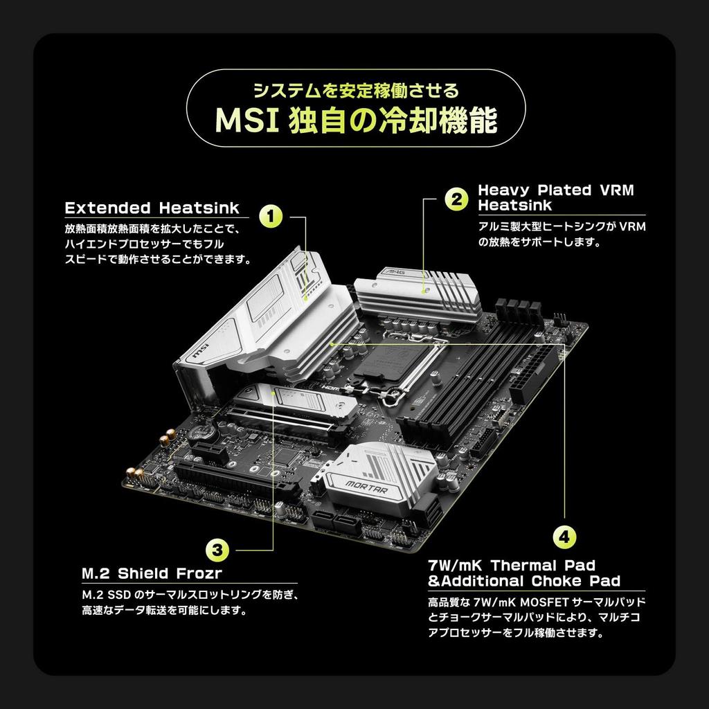 MSI MAG B760M MORTAR WIFI DDR5 Chipset Motherboard MB5993 LGA1700/B760 Micro-ATX