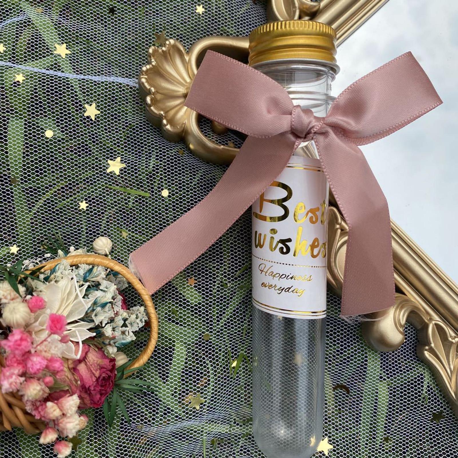 

Свадебные тубусы для конфет, набор коробочек для угощений на вечеринку, девичник, праздничный контейнер для цветочного чая, новый дизайн розовый