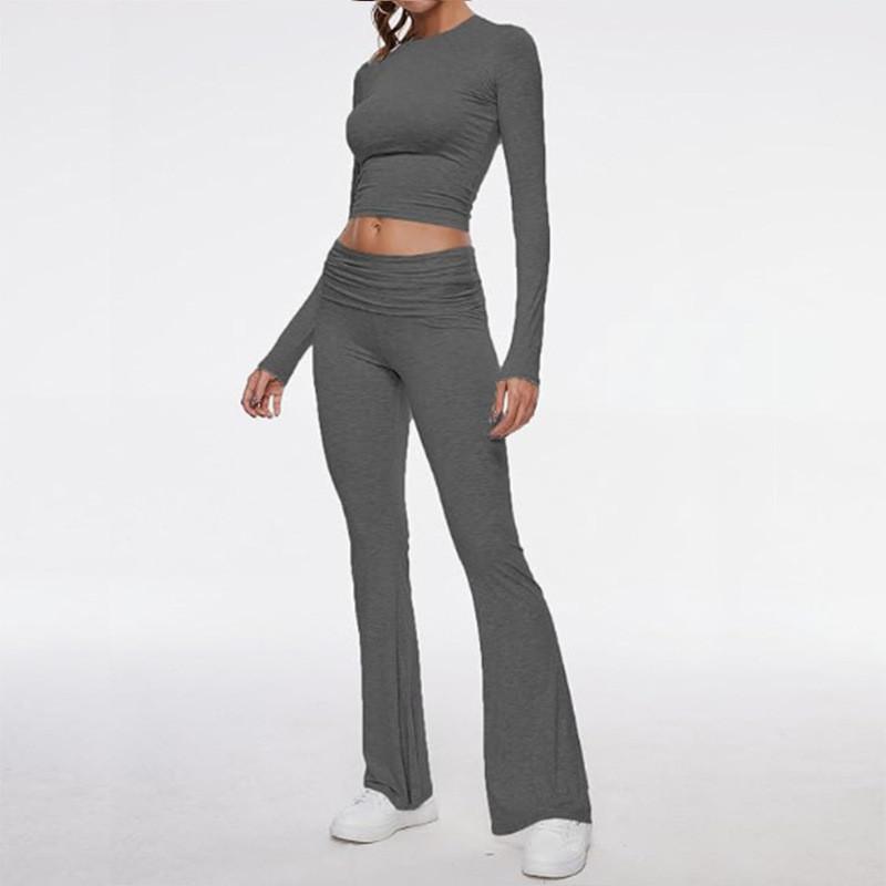 Womens Casual Suit With Polyester Spandex For Summer Comfortable Lounge Wear