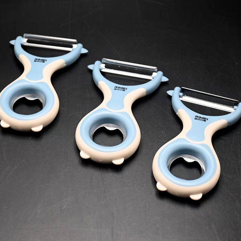 Stainless Steel Potato Paring Knife Kitchen Multifunction Peelers Household Portable Fruit Vegetable Paring Knife Bottle Opener