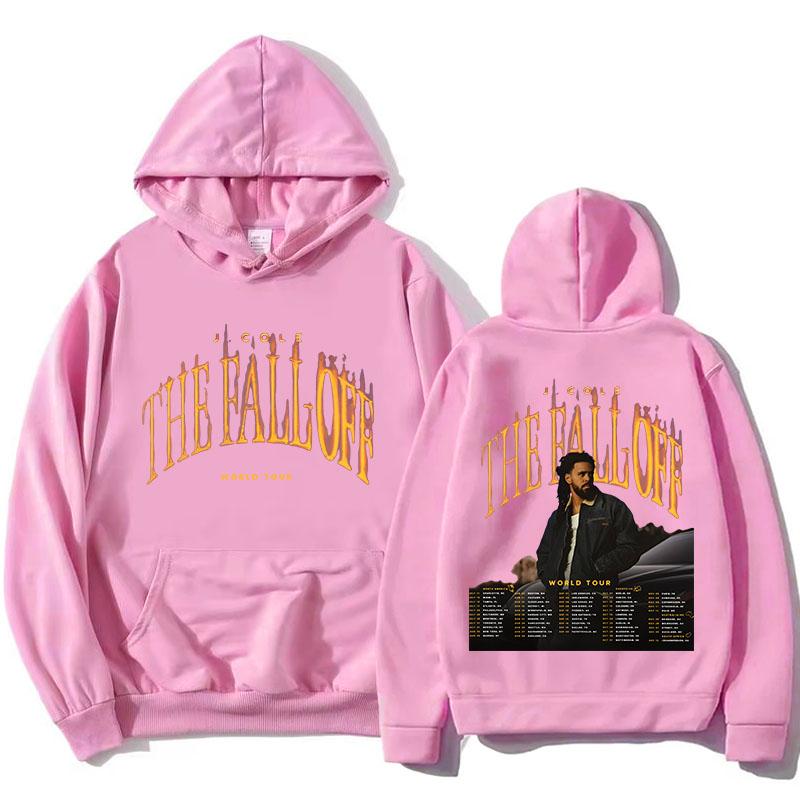 THE FALL OFF Welttournee 2026 Hoodies J. COLE Rapper Design Grafik Sweatshirt Unisex Streetwear Locker Fleece Kapuzenpullover