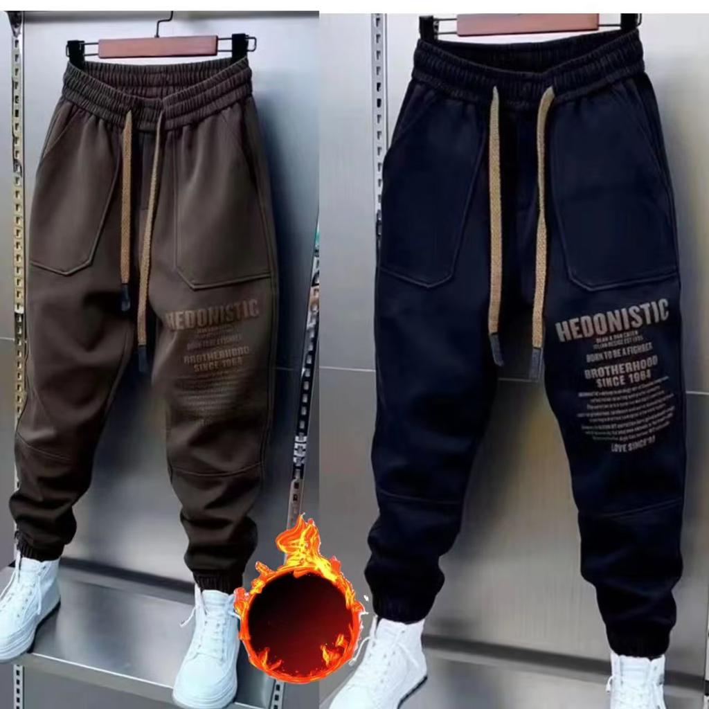 Vår och Höst Herr Casual Cargo Byxor Byxor Baggy Mjukisbyxor Gym Jogger Hip Hop Streetwear Y2k Herr Byxor Byxor