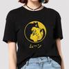 Anime Sailor Moon 18 Different Patterns Summer Printed Casual Black Short Sleeves Cotton Tops O Neck Women T Shirts
