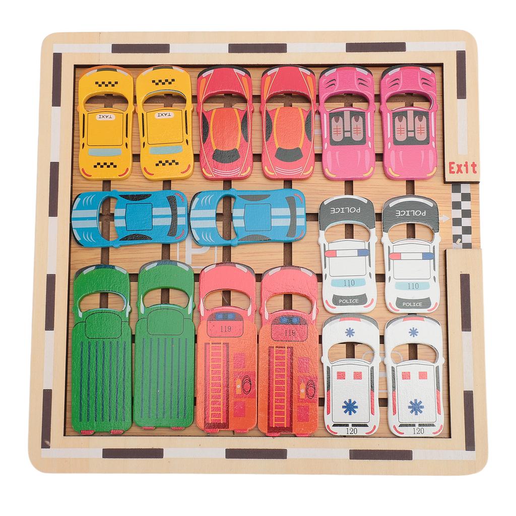 Jam Puzzle Game Wooden 120 Levels Sliding Puzzle Game for Age Over 5 Children Kids Gift