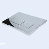 Upgrades Water Tank Button Panel Plastic Construction Easy Installs Strong Bathroom Flush Panel for Bathroom