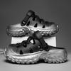 Hole Shoes Men's 2025 New Summer Casual Outer Wear Thick-soled Wear-resistant Stepping On Shit Feeling Men's Beach Wading Bag Head Drag