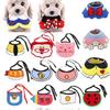 Cute Pet Cat Saliva Wipes Dog Christmas and New Year Festival Cat Scarves Garfield Cat and Dog