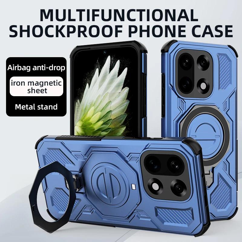1+15 Coques Rigides Anti-chute pour Oneplus 15 Oneplus15 One Plus 15 Couverture Magnétique Forte
