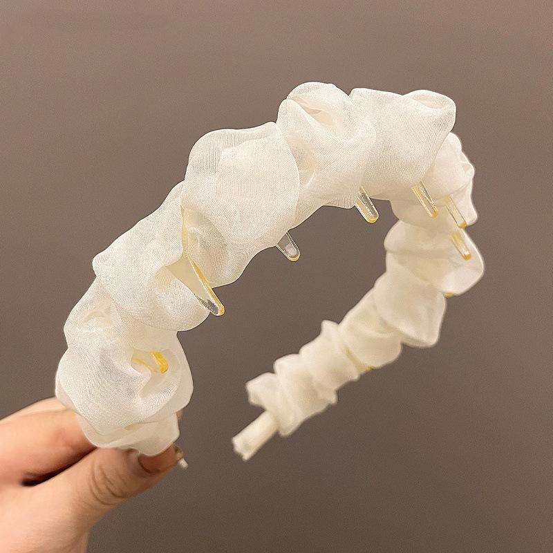 

Дышащая сетчатая женская повязка на голову для летнего пляжного отдыха Легкий модный аксессуар для волос Стильный ободок для волос