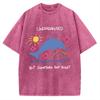 Men's T-shirt Undiagnosed But Something Ain't Right Vintage Washed Tees Funny Young Boys Oversized Wear Chic Tunics