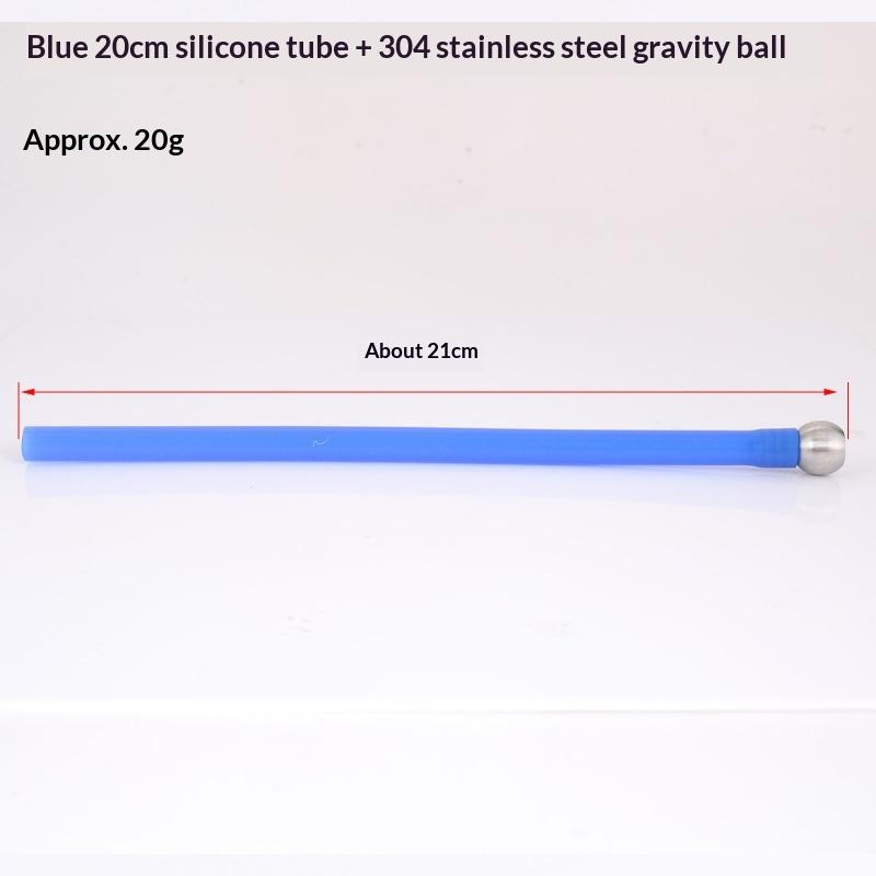 Non-toxic Silicone Foam Lance Suction Tube with Stainless Steel Weight Ball Siphon Hose for Safe Car Washing