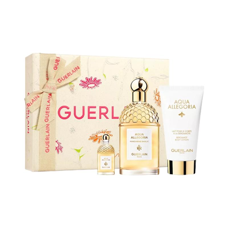 GUERLAIN Citrus And Basil Perfume Bergamot Body Lotion Floral Limited Set, Citrus Scent Family Eau De Toilette Citrus basil perfume set
