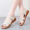Women Summer Flats Sandals Outdoor Dressy Open Toe Casual Girls Big Size Black Sandals
