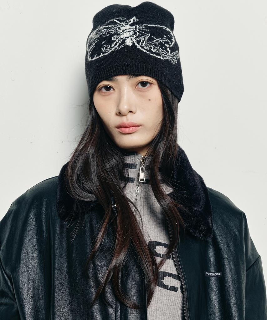 Nigaennikol Nicole Butterfly Neo Beanie_Black