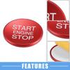 Start Stop Ignition Button Cover Sticker for Alfa Romeo Giulia Stelvio 2017-21