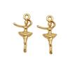 Dancing Boys Charms Girls Pendants For Dance Themed Jewelry Accessories Alloy