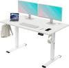 Nuova Scrivania Triadyn WorkBase 1206 Regolazione Elettrica in Altezza Maniglie 120x60cm Bianca