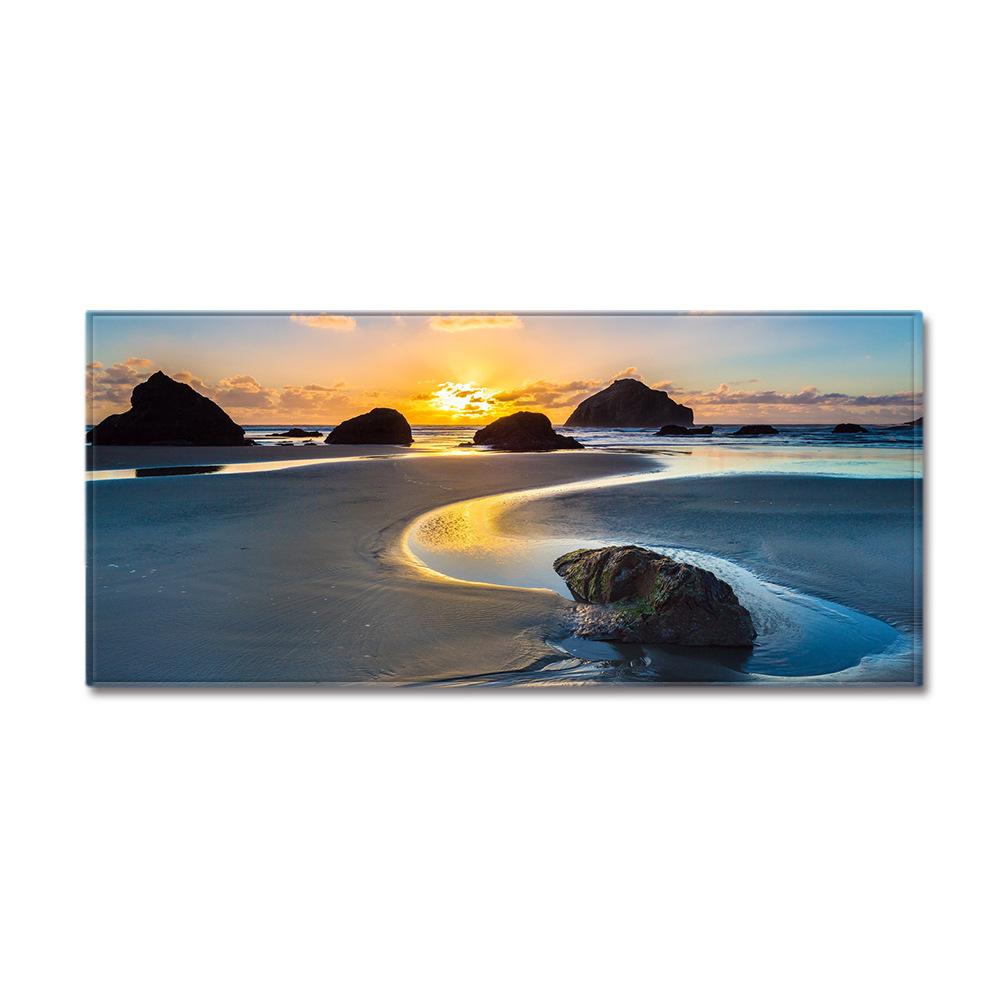 Scenic Dust-Proof Door Mat Kitchen Absorbent Strip Bathroom Non-Slip Floor Mat Bedroom Living Room Carpet