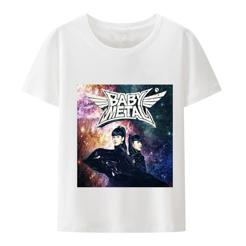 Novinka BABYMETAL Tričko Heavy Metal Elektroakustická kapela Rocková kapela Unisex a ženy Dárek Volný čas Street Hip-hop Módní Tričko