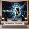 Custom Name Text Tapestry SC Freiburg Personalized Polyester Wall Tapestry For Bedroom And Room