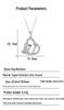 Anime Heart Pendant Dog Necklace - Fashionable Women's Jewelry Accessory
