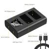 EN-EL25 EN EL25 LED Dual USB Battery Charger for Nikon Z50 MH-32 EN-EL25 Rechargeable Li-ion Battery