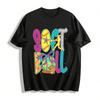 Vibrant Softball Graphic Tee Trendy Sporty Casual Top For Women Pure Cotton T-shirt