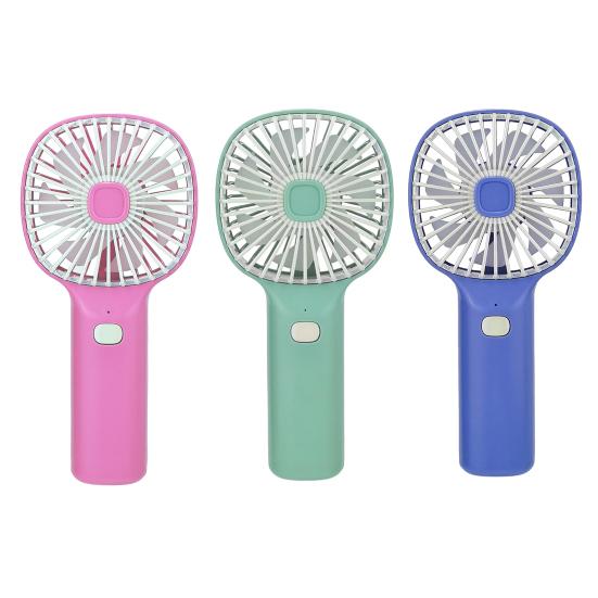 Mini Handheld Fans Portable USB Rechargeable Personal Fan for Women Girls 3-Speed Wind Mini Cooling Fan for Travel Camping Home Office