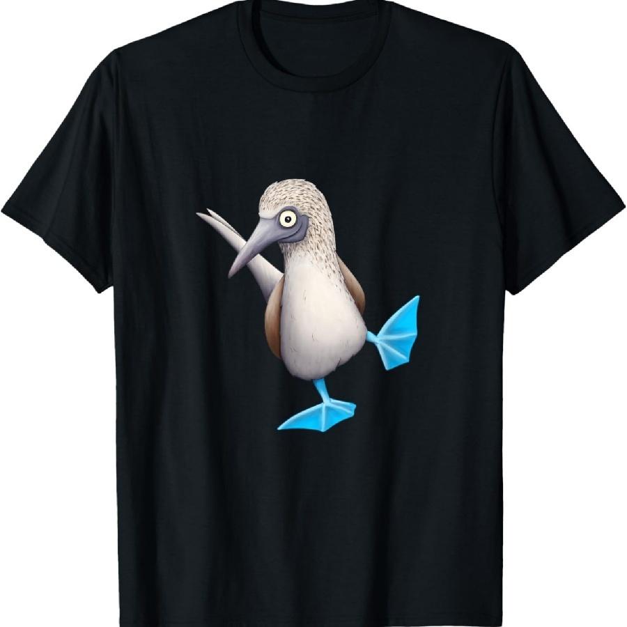 Fancy Dancing Sea Bird Funky Blue Foot Booby T-Shirt