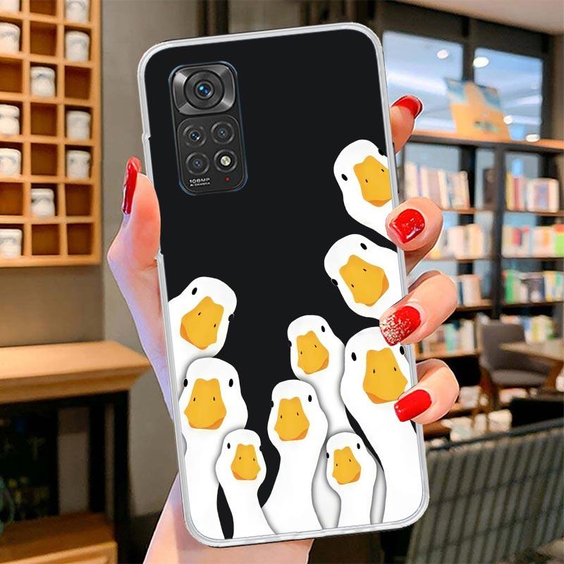 Cartoon Duck Goose Game Cover Phone Case For Xiaomi Redmi Note 15 14 13 12 11 10 Pro Plus 14S 12S 11S 11T 11E 10S Soft Fundas Sh