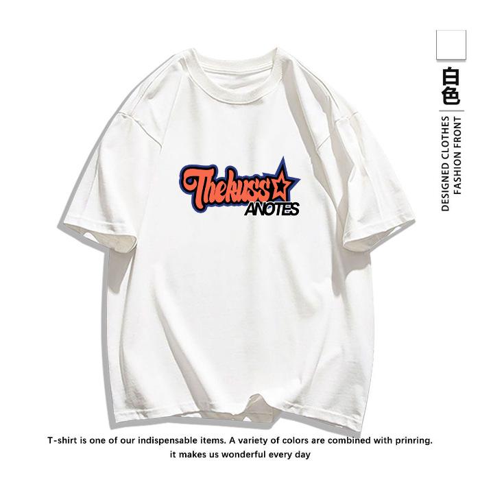 

Cotton Crew Neck Short Sleeve Casual T-Shirt Top Women s Heavy Clothes S