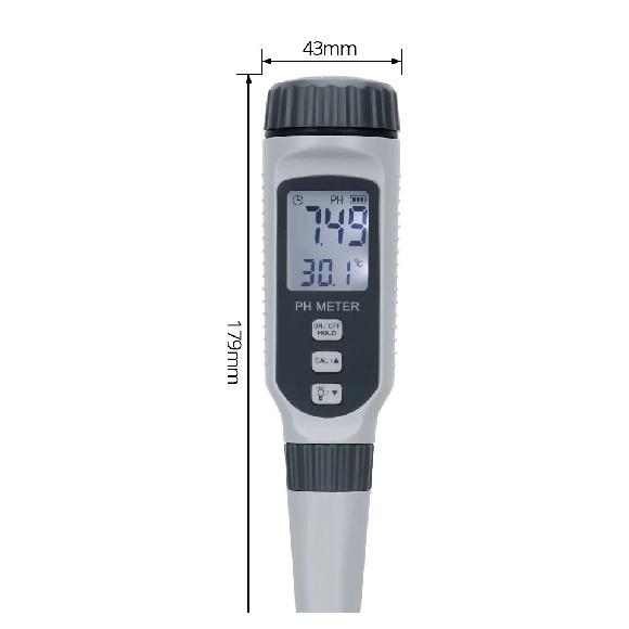 Professional pH Meter Pen Type Water Quality Tester Acidometer PH Acidity Meter for Aquarium Acidimeter Water Measuring PH818
