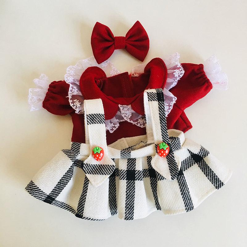 Medium 30cm Handmade Doll Clothes for Jointed Bear - S Size Belle Lulu Outfit Gift for Girls