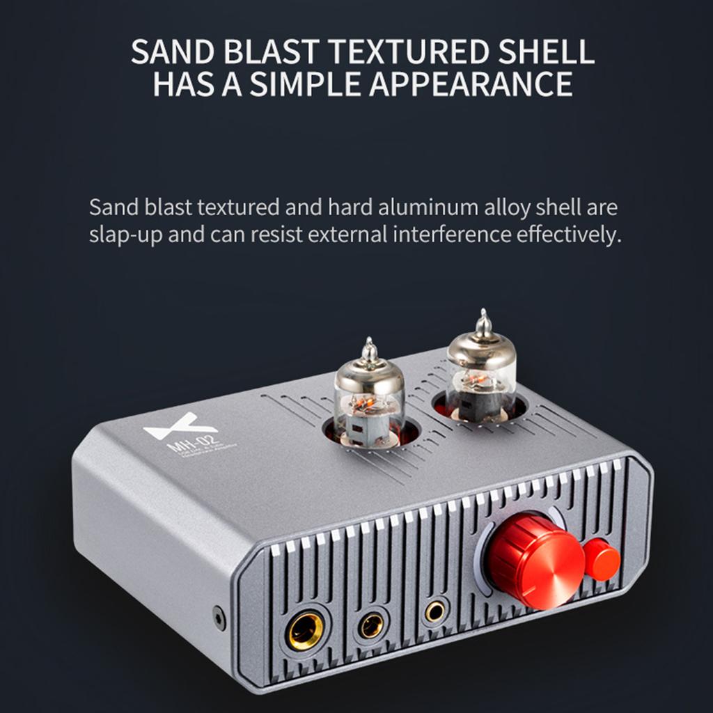 xDuoo MH-02 USB DAC Tube Headphone Amplifier CS43131 DAC Chip PCM 32Bit/384kHz DSD256 Double 6J1