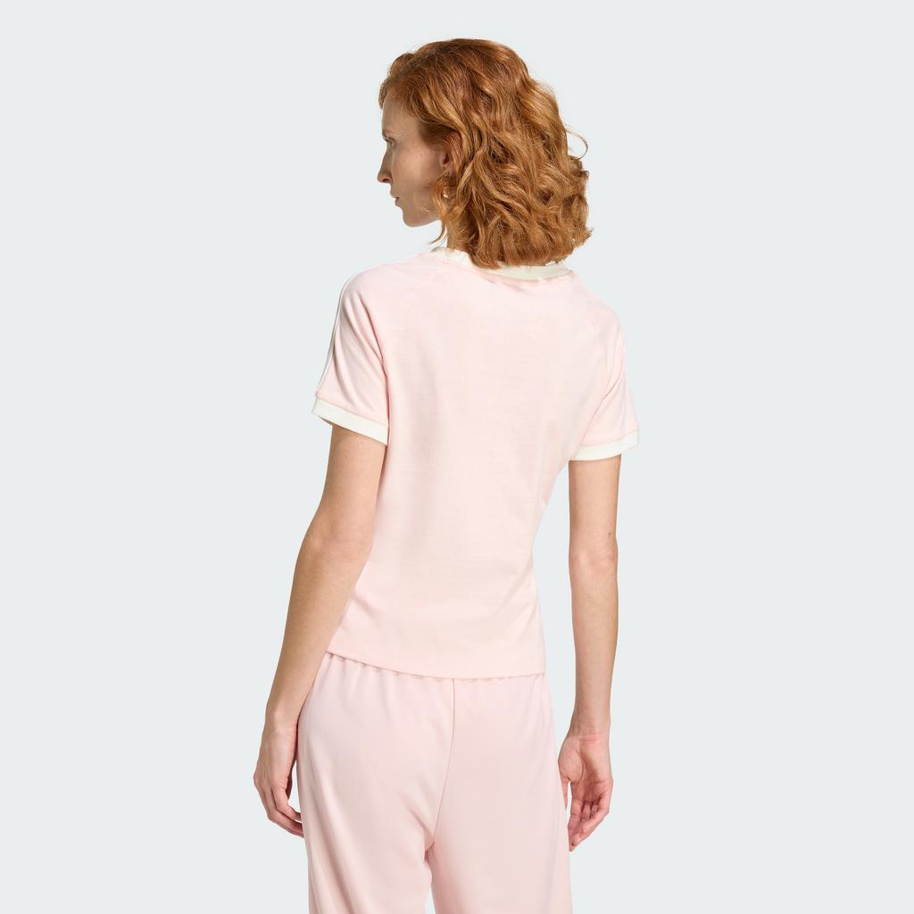 ADIDAS Linear Cali Graphic Tee - Sandy Pink:White / Ks9293