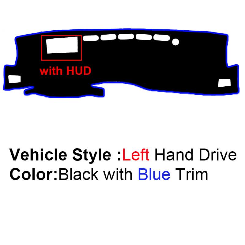 2 Layer Car Dashboard Cover Carpet For Toyota Avalon    LHD RHD Rug Pad Carpet Dashmat Sun Shade Car Decoration