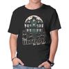 Unisex Crew Neck T-Shirt Cats Visit Ulthar Graphic Short Sleeve Casual Tee