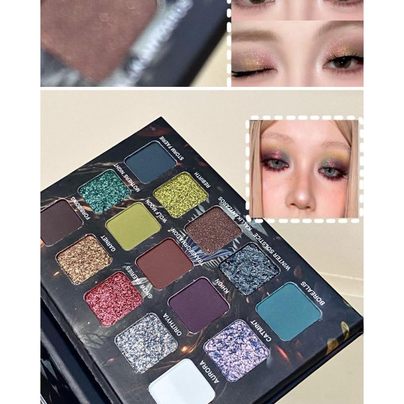 Fifteen Colors Matte Shimmer Fine Glitter Neutral Tone Eyeshadow Makeup Palette