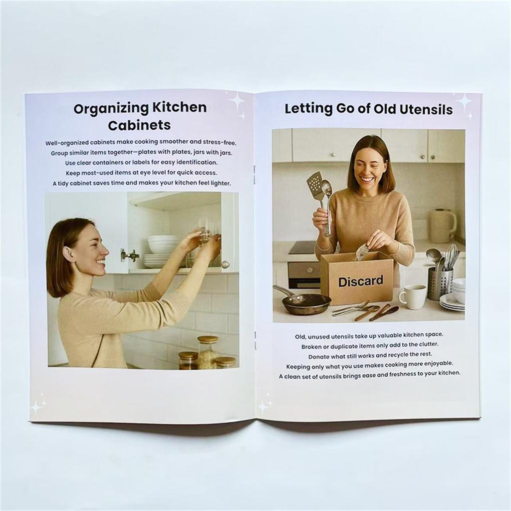 (DECLUTTER GUIDEBOOK) - Mental Health Guide, Self-Reflection Planner