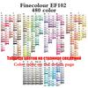 FINECOLOUR 240/480Colors EF100/EF101/EF102 Art Marker Set Dual Head Oily Alcohol Based Sketch Markers Pen Art Painting Supplies