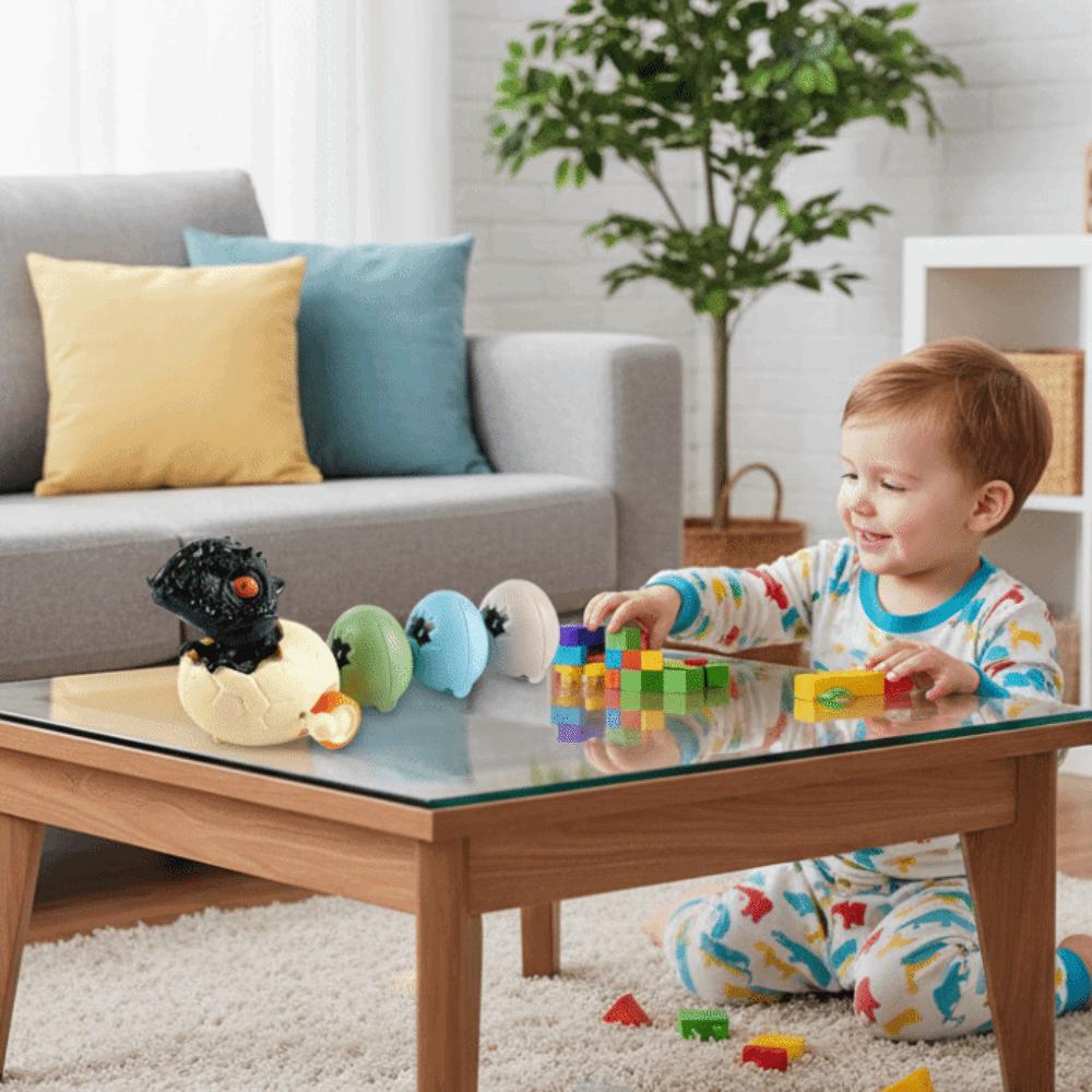 Cartoon Design Simulation Tyrannosaurus Rex Toys Triceratops Egg Shell Toys Creative Playtime