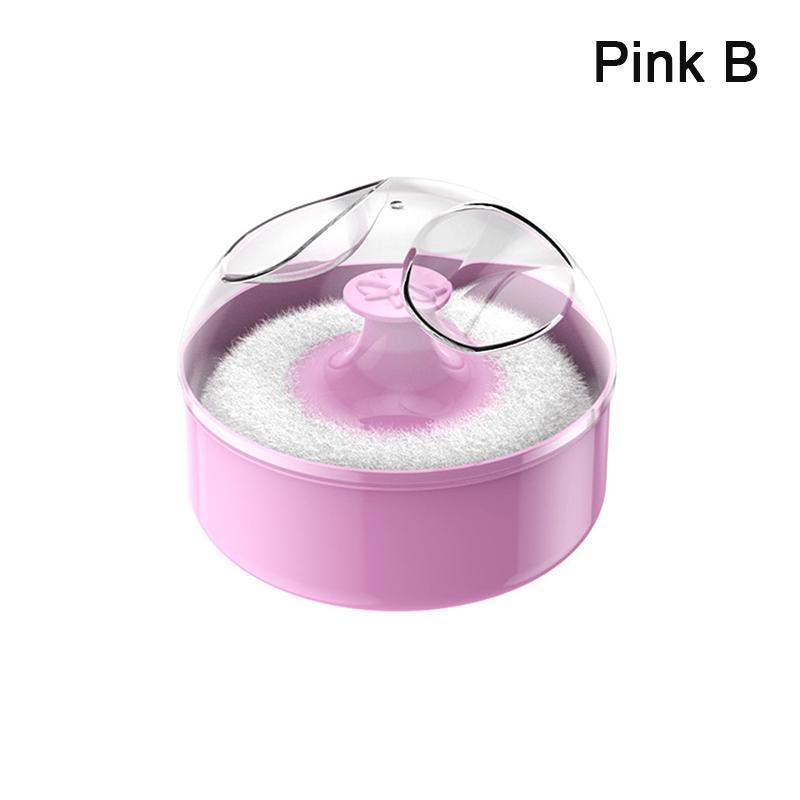 Talcum Powder Powder Puff With Box Baby Soft Face Body Cosmetic Powder Puff Talcum Powder Sponge Box Case Container