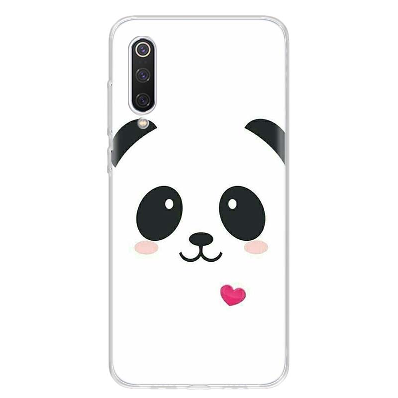 Panda Anime Cute Cover Phone Case For Xiaomi Redmi Note 14 13 12 12S 11 Pro Plus 11S 10 10S 11T 11E Soft Transparent Shell Cover
