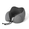Cationic Cool Feeling U-shaped Pillow, Slow Rebound Memory Foam Neck Support Travel Pillow for Office Nap