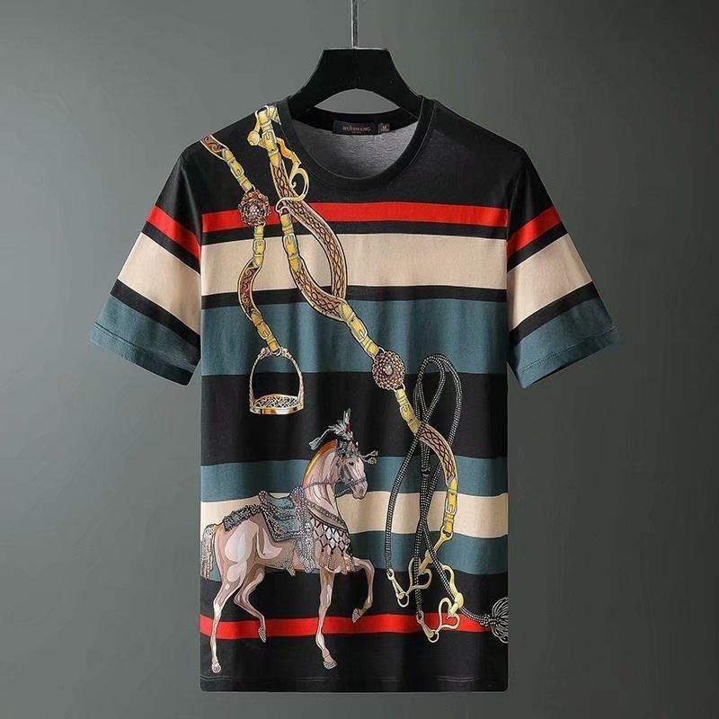 IELGY Kurzarm-T-Shirt Sommer Neues Herren-Trendy-Halbarm-Slim-Top