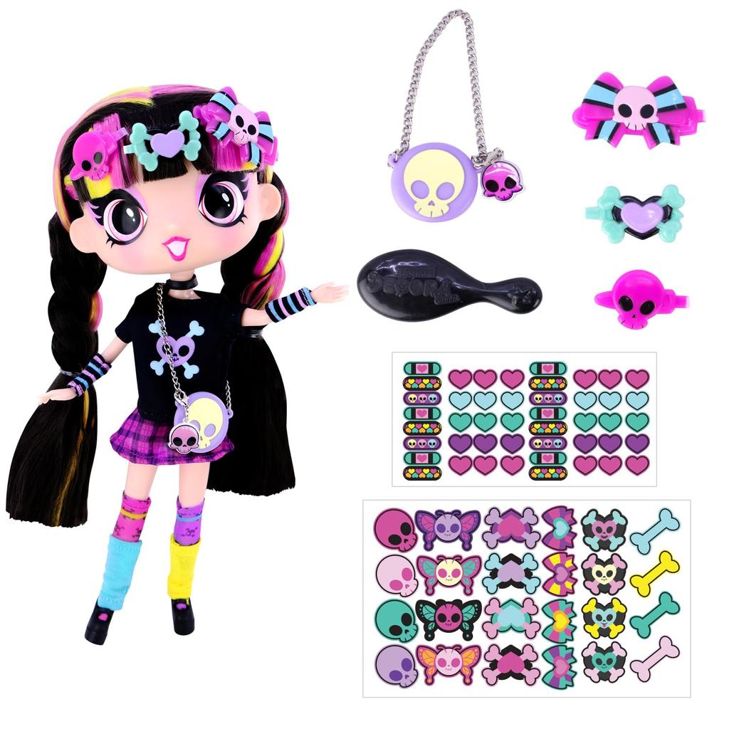 Decora Fashion Girlz Doll 11 inch - Decora + Luna  Set of 2 Fashion Dolls  Set of 2 Colorful Dolls  Wonderful Package Set of Doll Clothes, Doll &